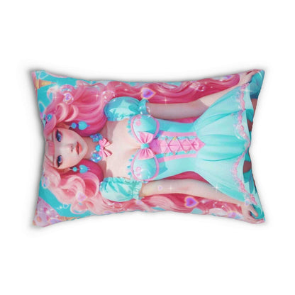 EYNA Emporium - "Bubble Heart Cutie" Spun Polyester Lumbar Pillow