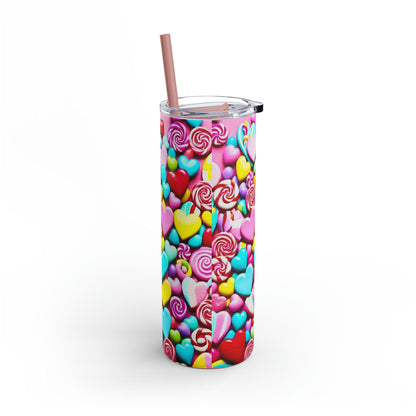 EYNA Emporium - "Candy-lanche" Maars Maker Skinny Matte Tumbler, 20oz