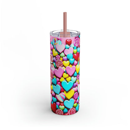 EYNA Emporium - "Candy-lanche" Maars Maker Skinny Matte Tumbler, 20oz