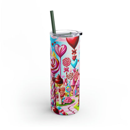 EYNA Emporium - "Candy Town" Maars Maker Skinny Matte Tumbler, 20oz