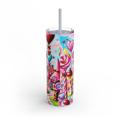 EYNA Emporium - "Candy Town" Maars Maker Skinny Matte Tumbler, 20oz