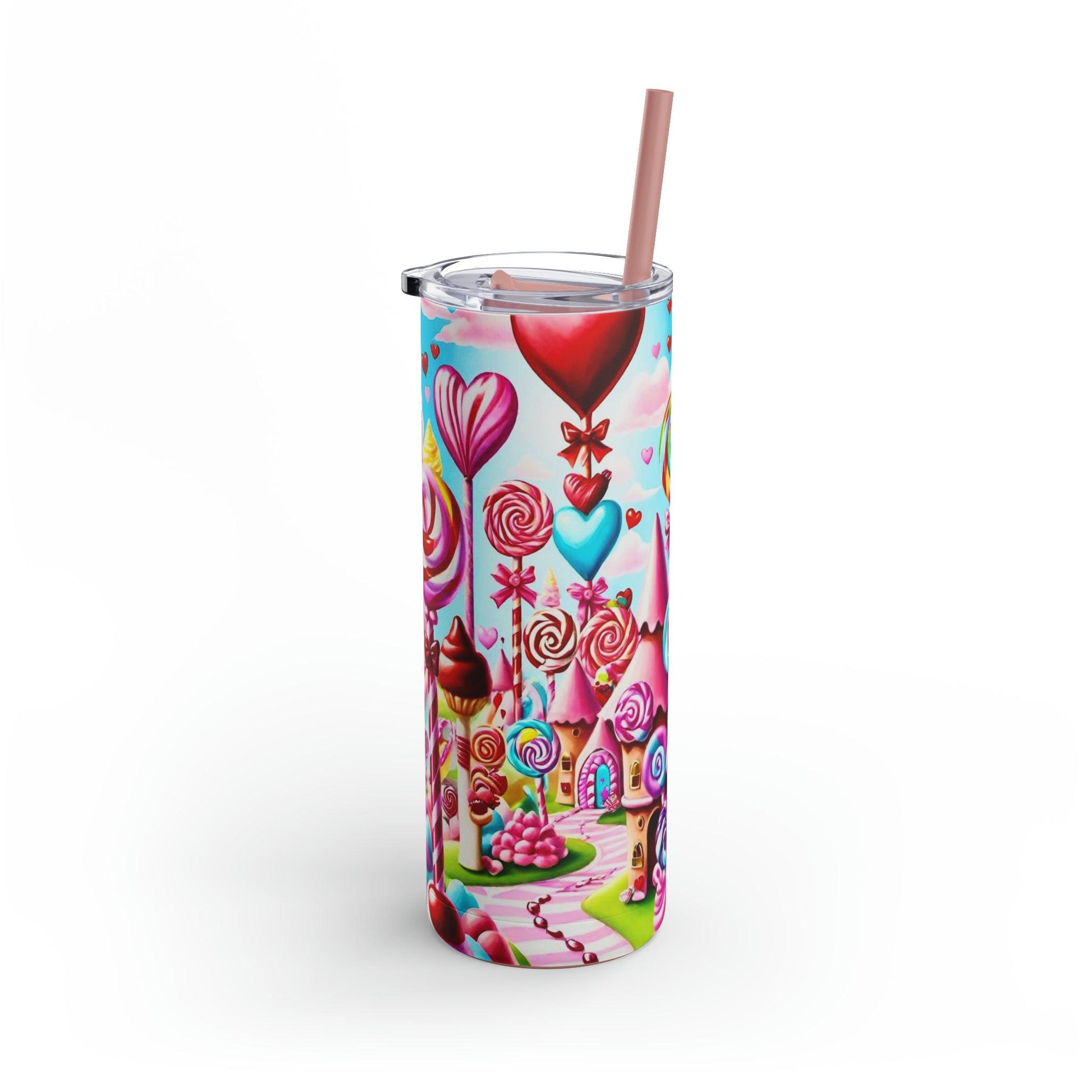 EYNA Emporium - "Candy Town" Maars Maker Skinny Matte Tumbler, 20oz