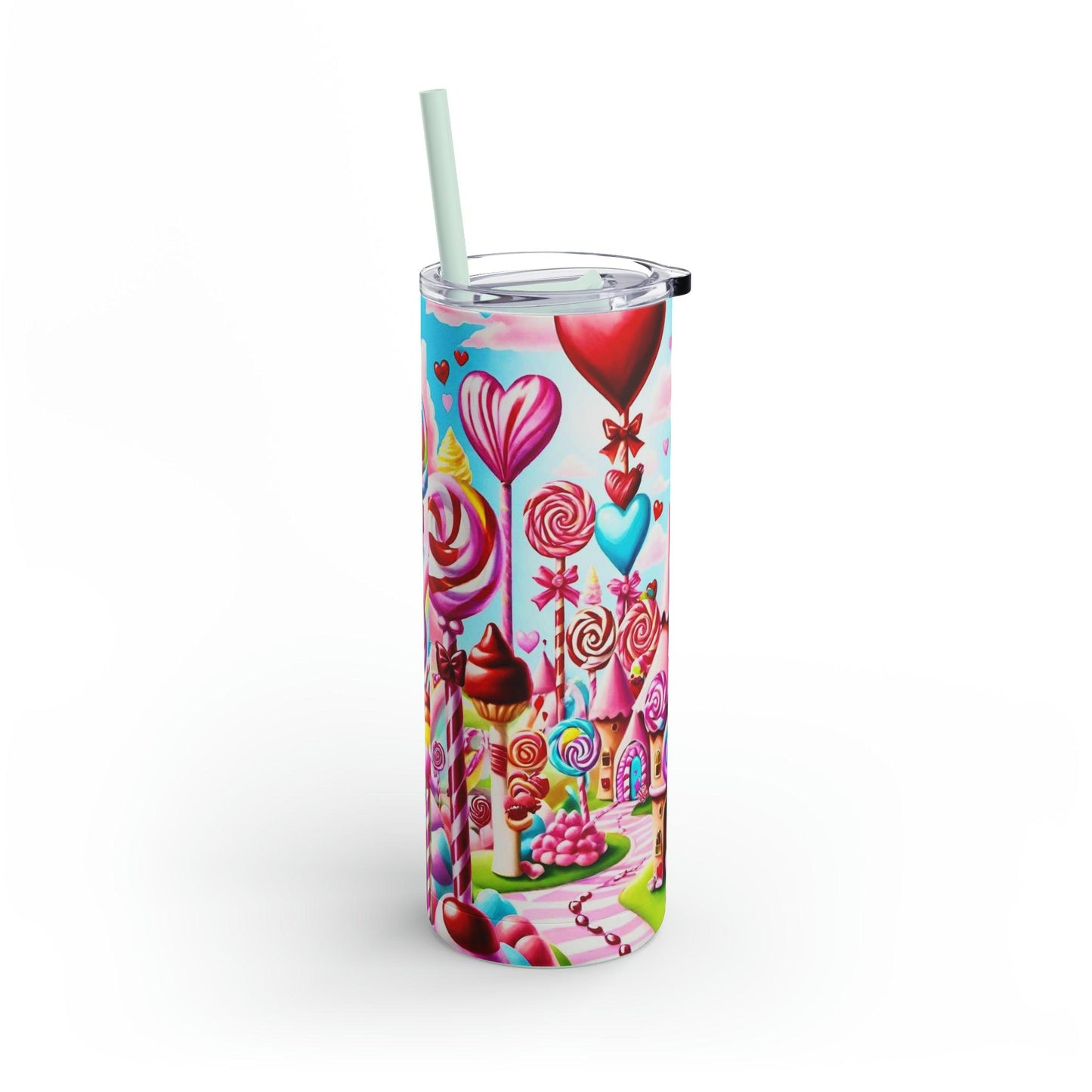 EYNA Emporium - "Candy Town" Maars Maker Skinny Matte Tumbler, 20oz