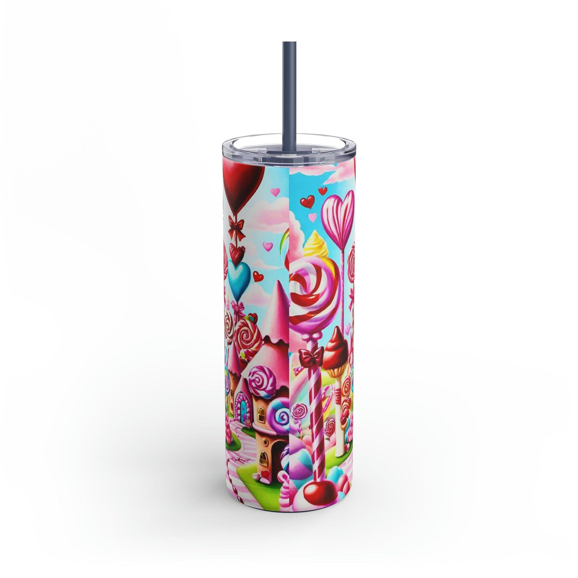 EYNA Emporium - "Candy Town" Maars Maker Skinny Matte Tumbler, 20oz