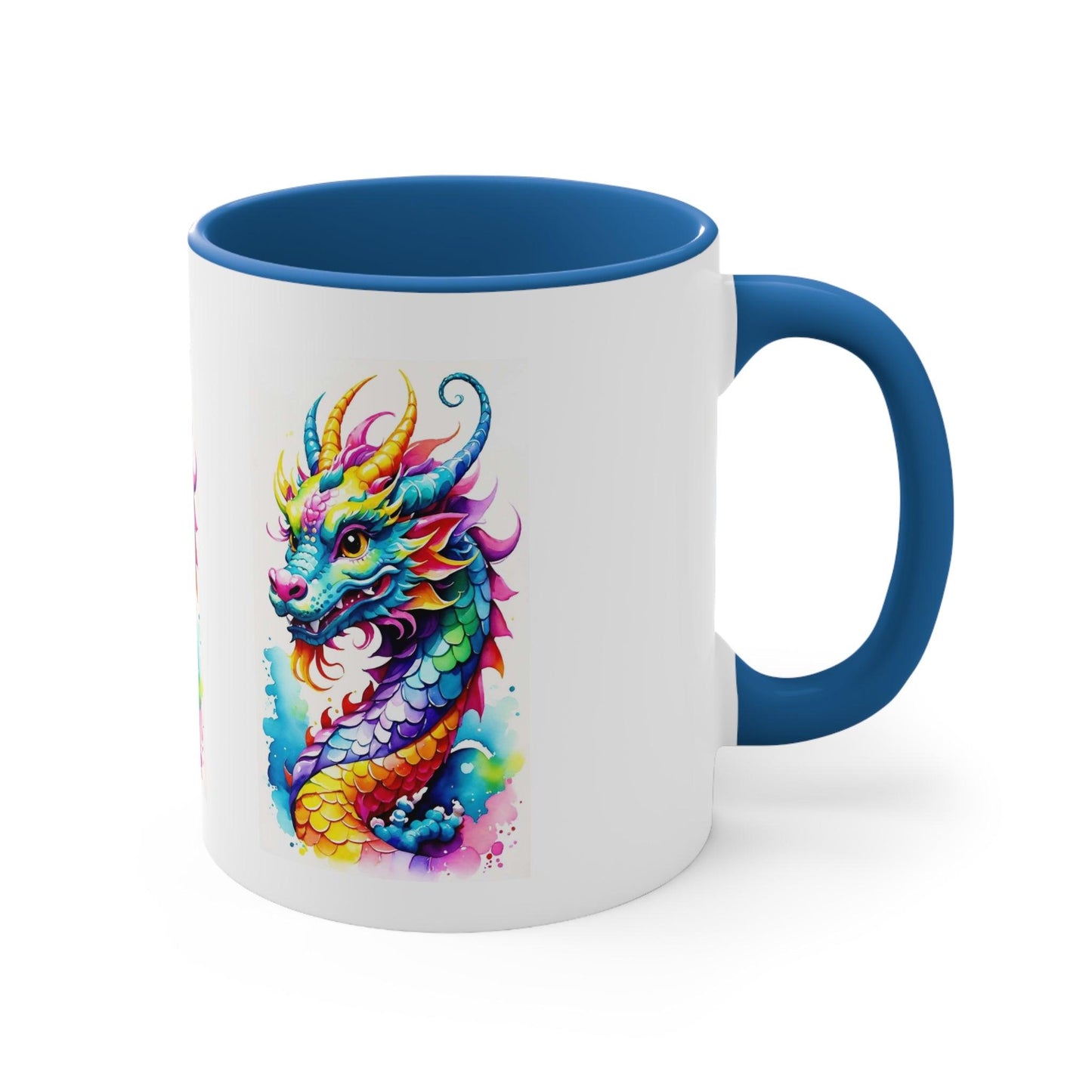 EYNA Emporium - "Colorful Dragon" Accent Coffee Mug