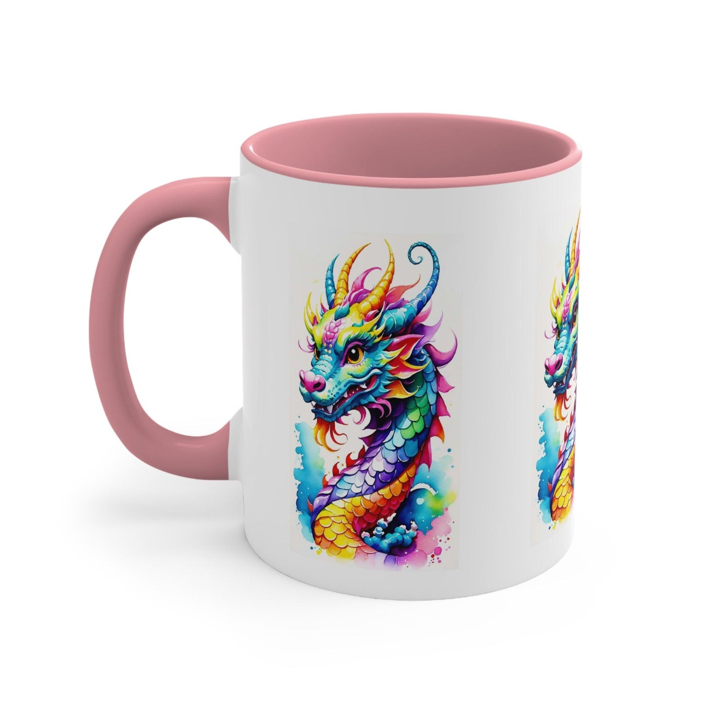 EYNA Emporium - "Colorful Dragon" Accent Coffee Mug