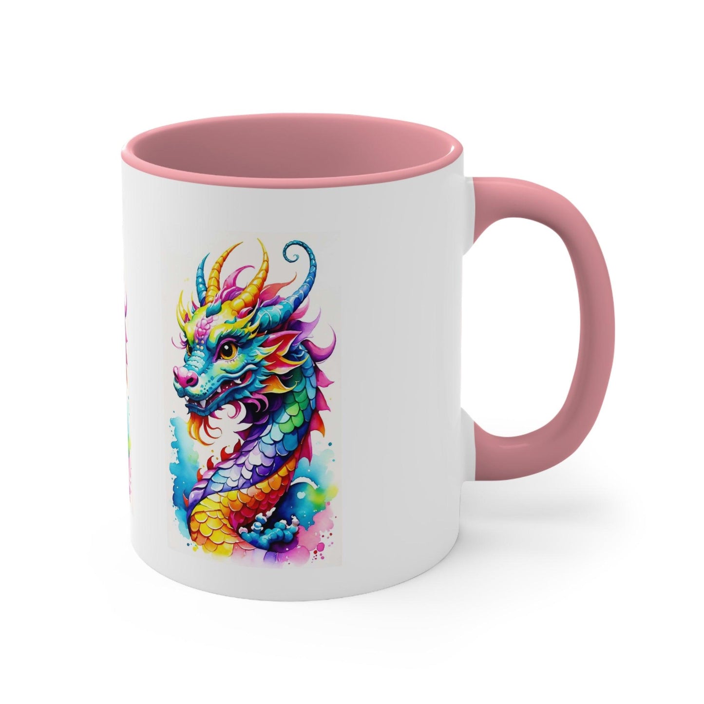 EYNA Emporium - "Colorful Dragon" Accent Coffee Mug