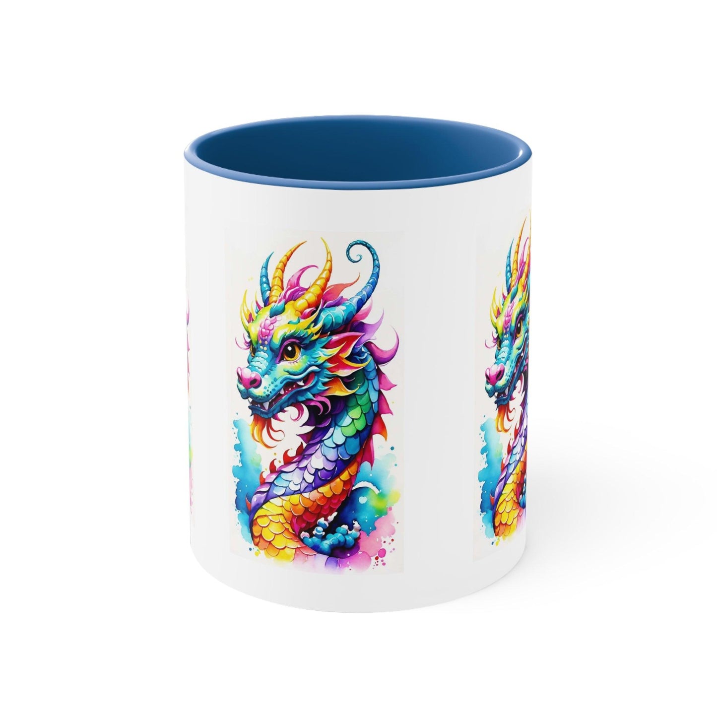 EYNA Emporium - "Colorful Dragon" Accent Coffee Mug