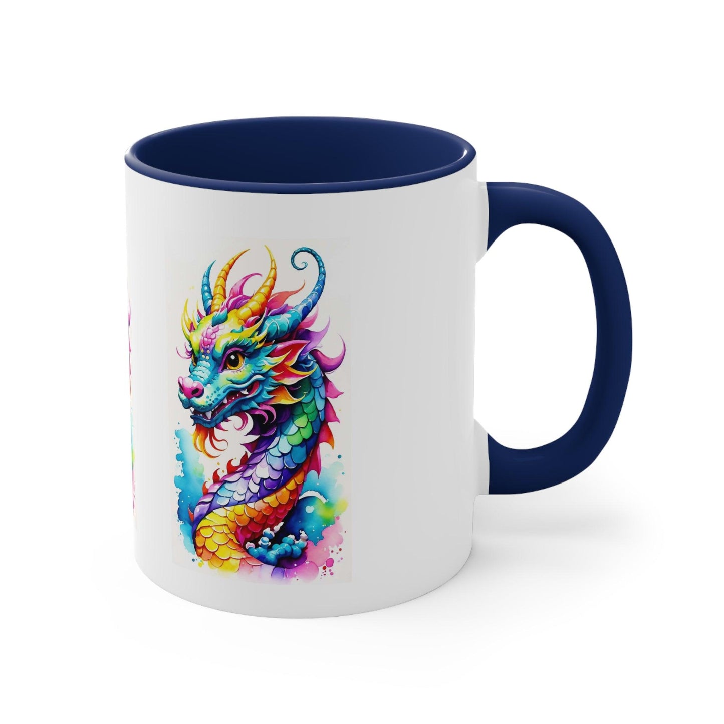 EYNA Emporium - "Colorful Dragon" Accent Coffee Mug