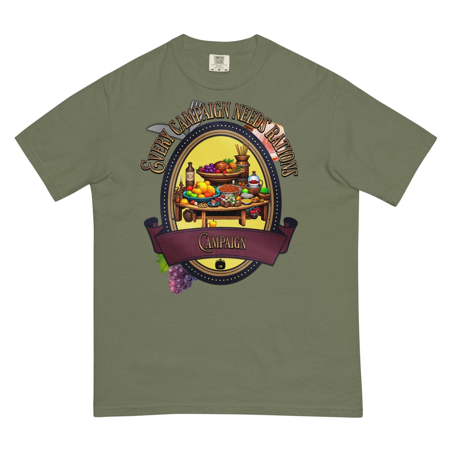 EYNA Emporium - "Every Campaign Needs Rations" Unisex Heavyweight T-Shirt