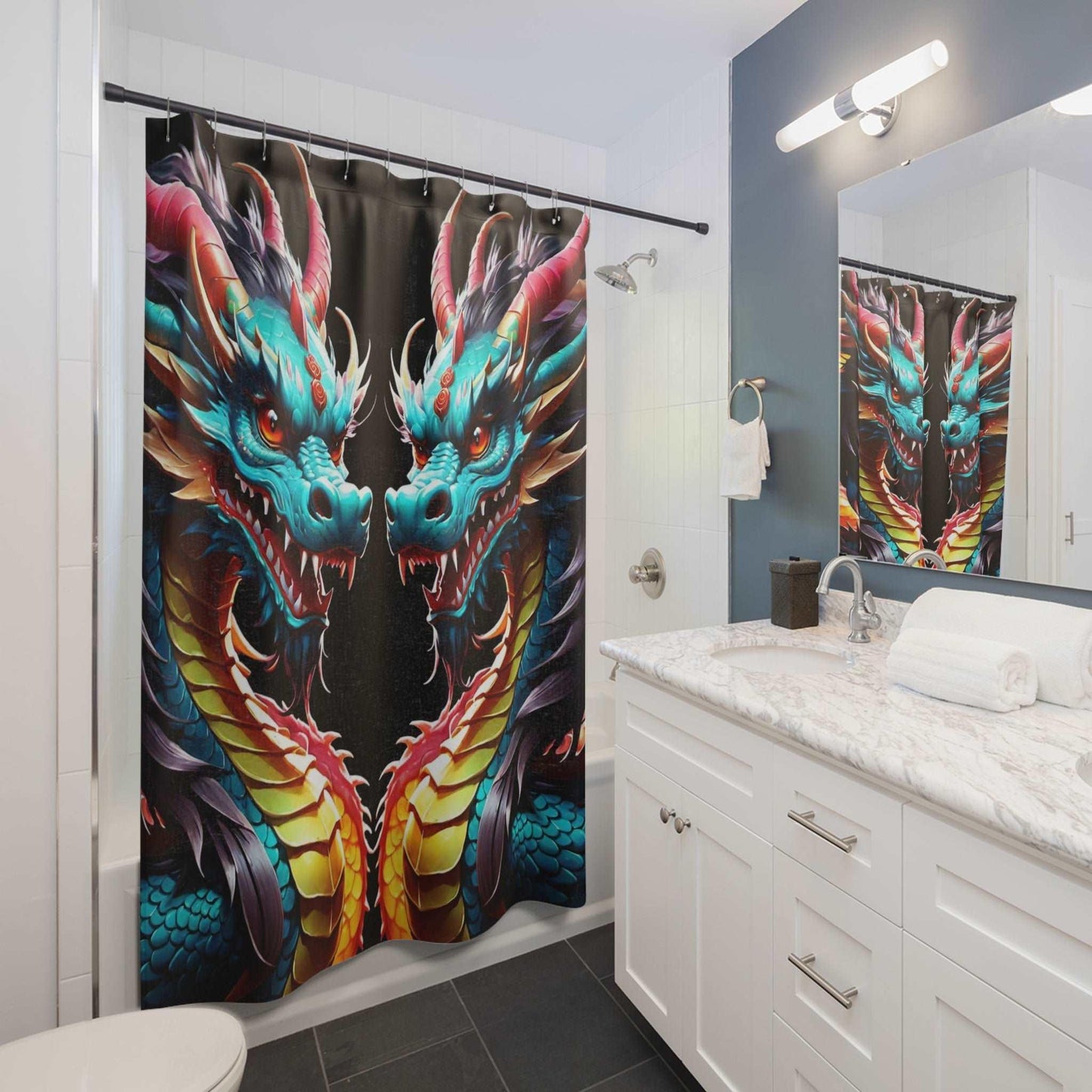 EYNA Emporium - "Fantasy Dragon" Shower Curtains