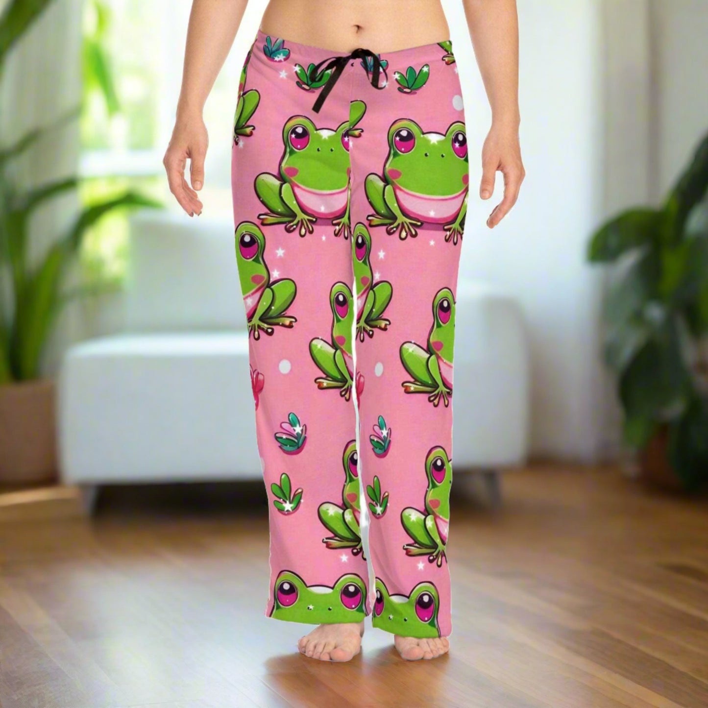 EYNA Emporium - "Frog Love" Adjustable Women's Pajama Pants