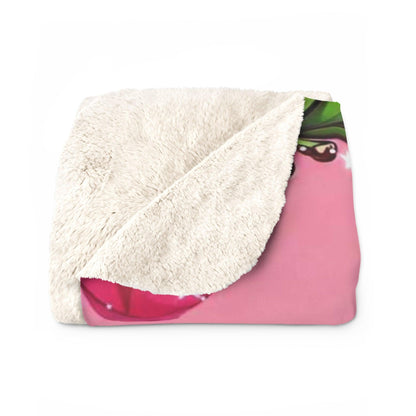 EYNA Emporium - "Frog Love" Sherpa Fleece Blanket