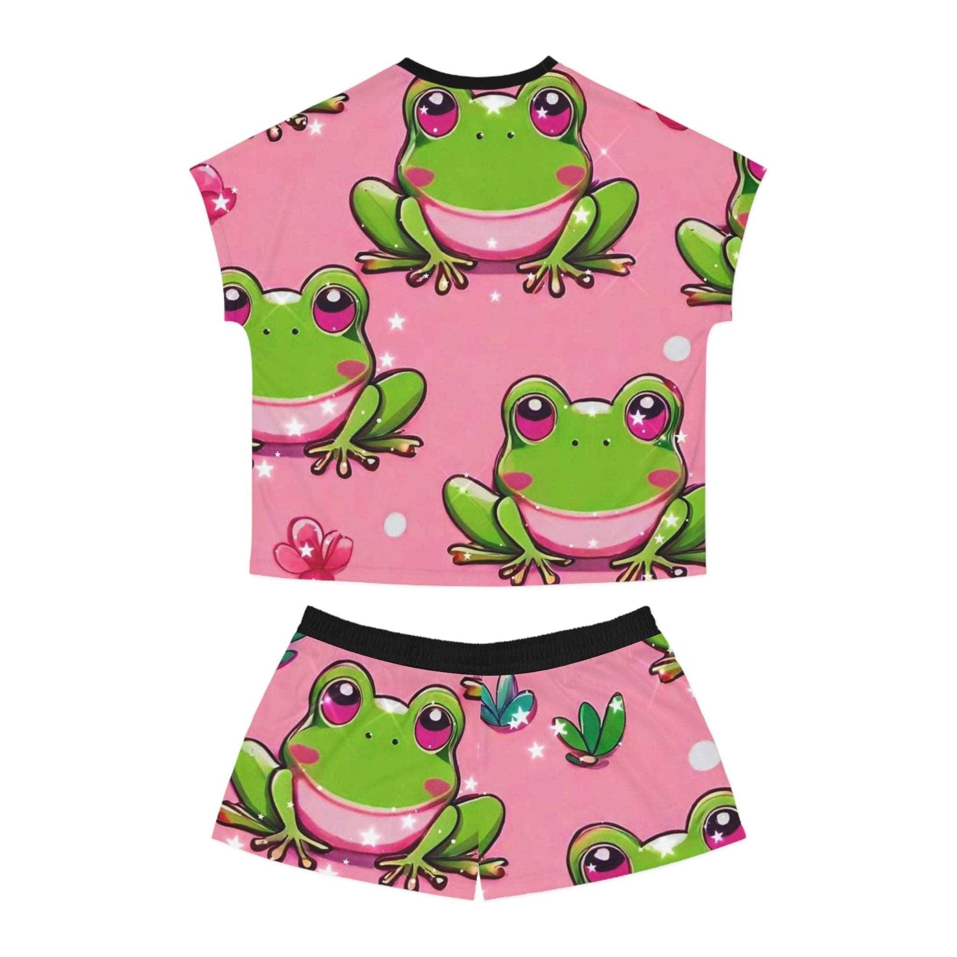 EYNA Emporium - "Frog Love" Women's Short Pajama Set