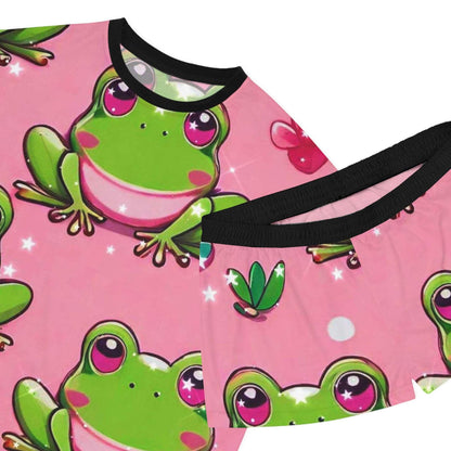 EYNA Emporium - "Frog Love" Women's Short Pajama Set