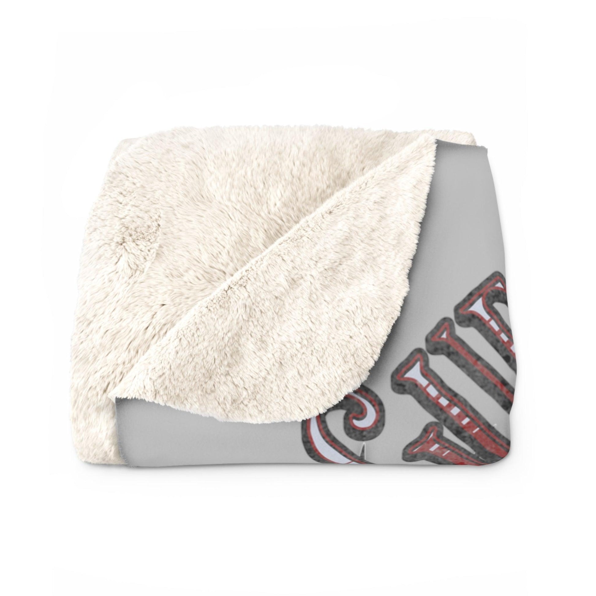 EYNA Emporium - "Guess I'll Take That" Sherpa Fleece Blanket - Rogue