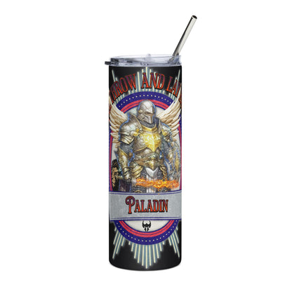 EYNA Emporium - "I'll Throw and Lay Hands" Paladin Stainless Steel Tumbler