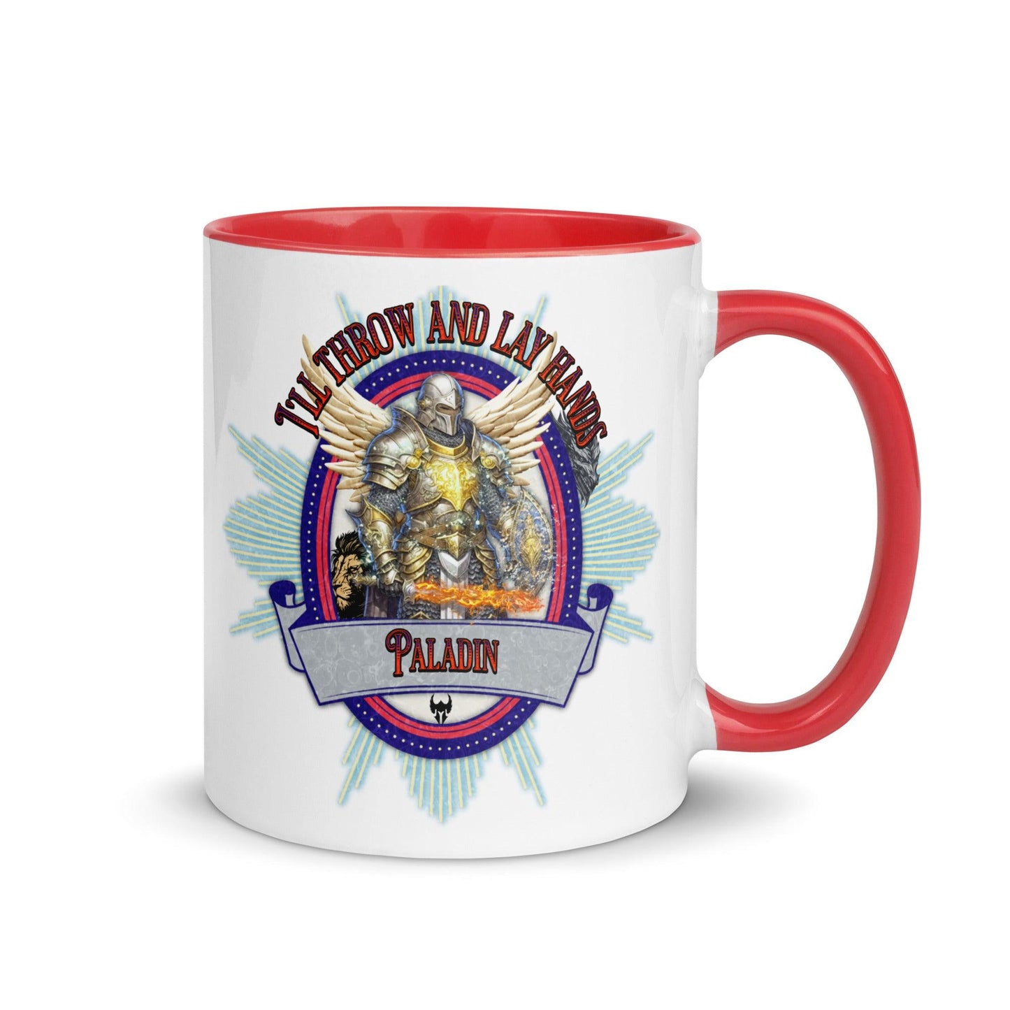 EYNA Emporium - "I'll Throw and Lay hands" Paladin Two-Toned Color Mug