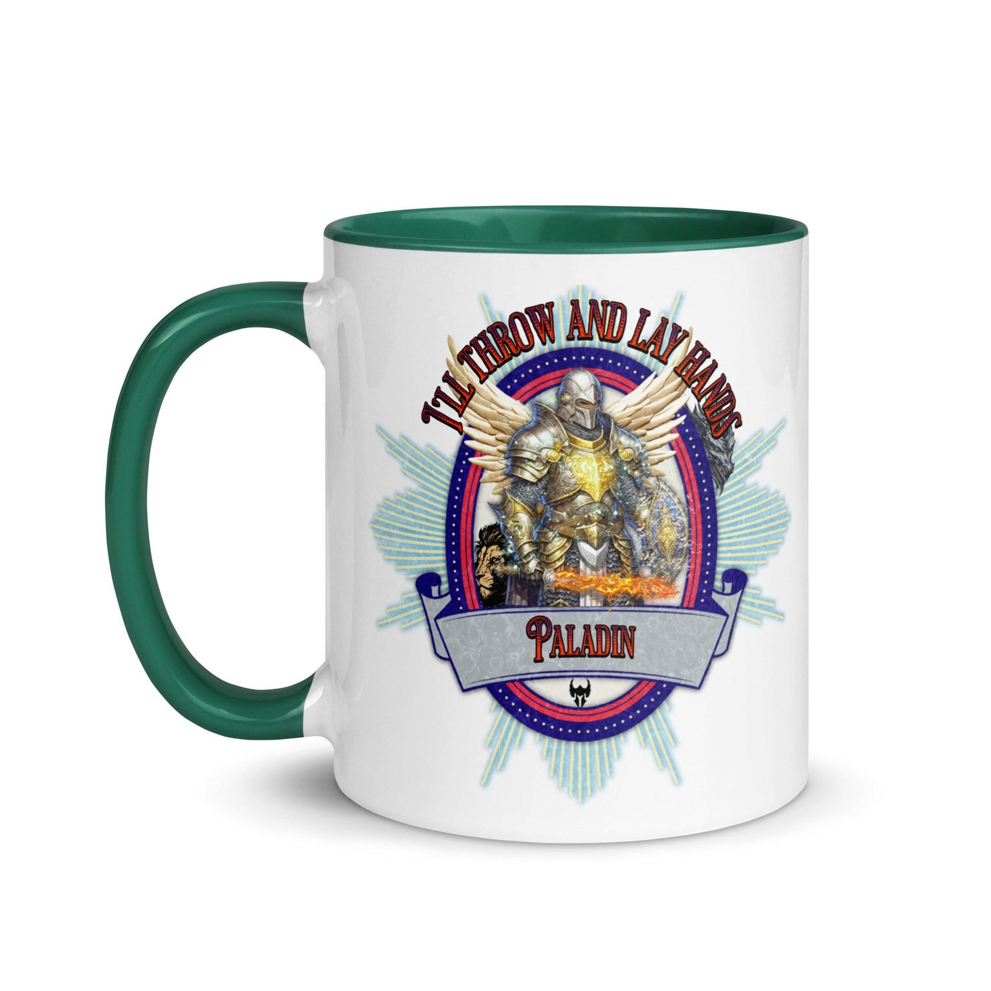 EYNA Emporium - "I'll Throw and Lay hands" Paladin Two-Toned Color Mug