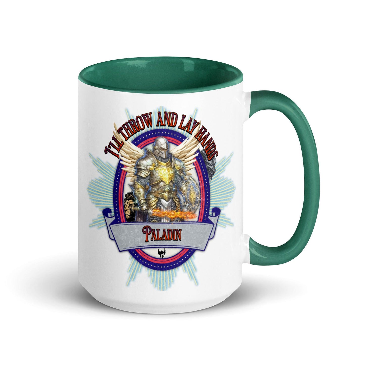 EYNA Emporium - "I'll Throw and Lay hands" Paladin Two-Toned Color Mug