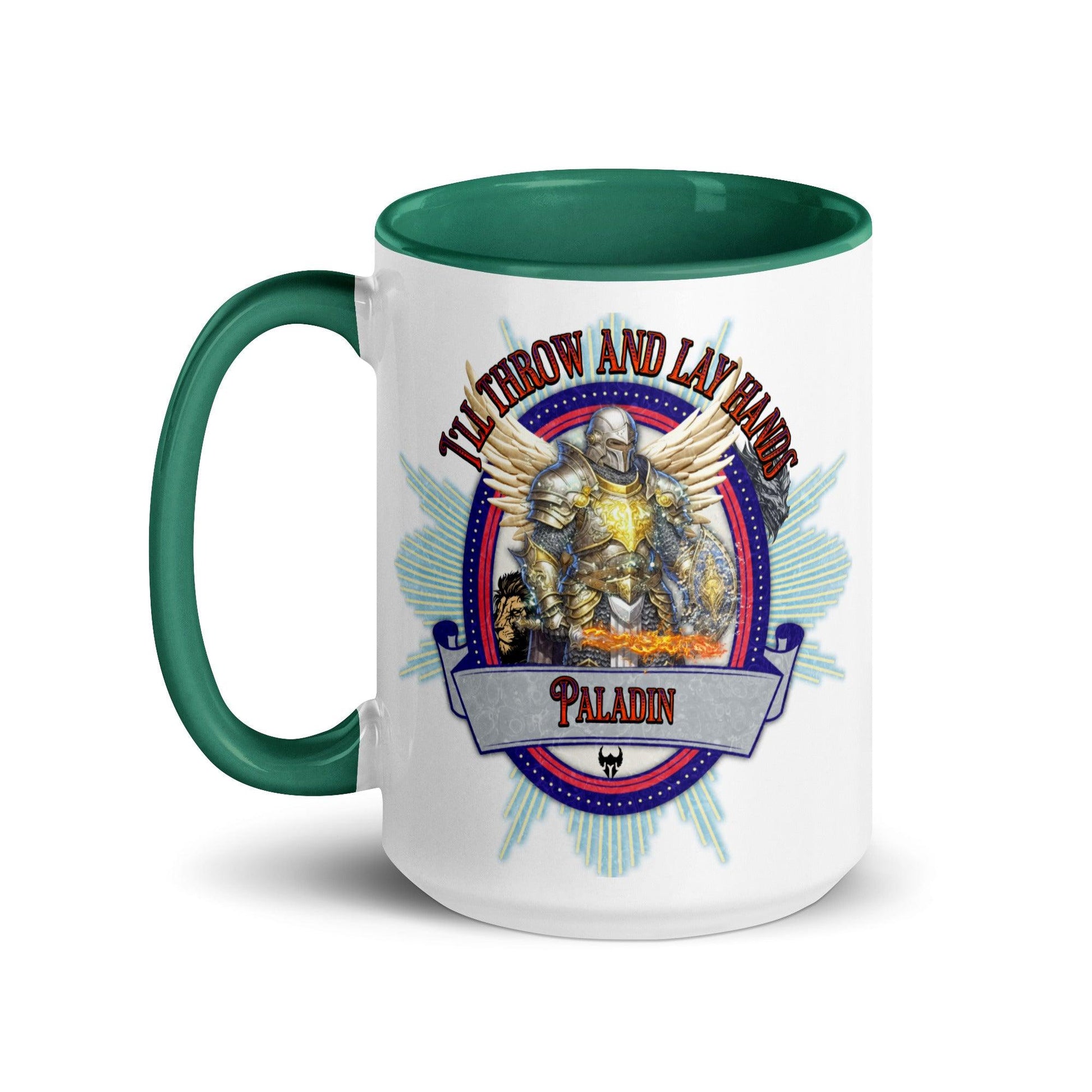 EYNA Emporium - "I'll Throw and Lay hands" Paladin Two-Toned Color Mug