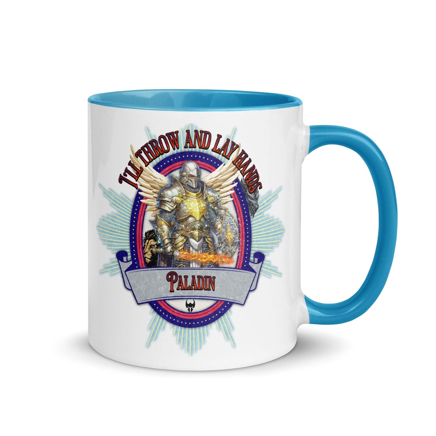 EYNA Emporium - "I'll Throw and Lay hands" Paladin Two-Toned Color Mug