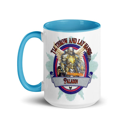 EYNA Emporium - "I'll Throw and Lay hands" Paladin Two-Toned Color Mug