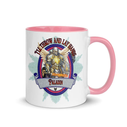 EYNA Emporium - "I'll Throw and Lay hands" Paladin Two-Toned Color Mug