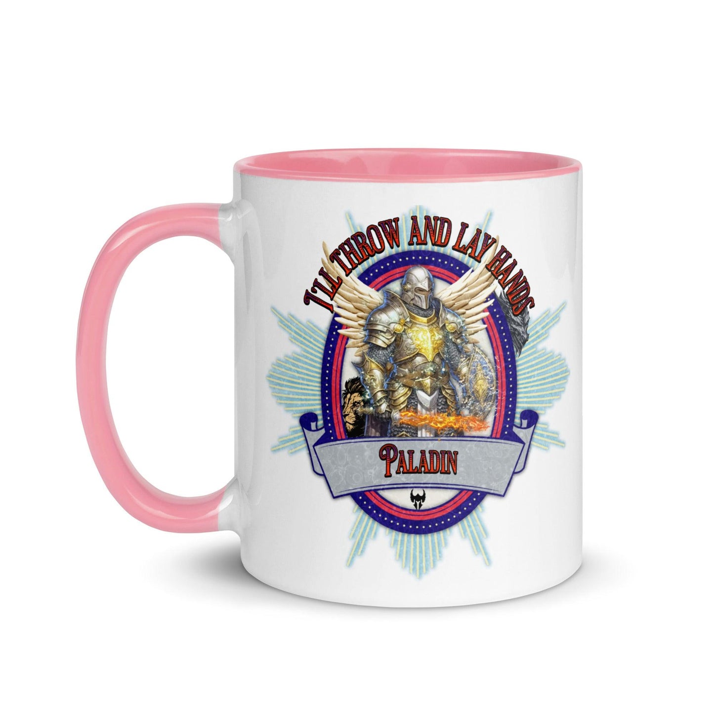 EYNA Emporium - "I'll Throw and Lay hands" Paladin Two-Toned Color Mug