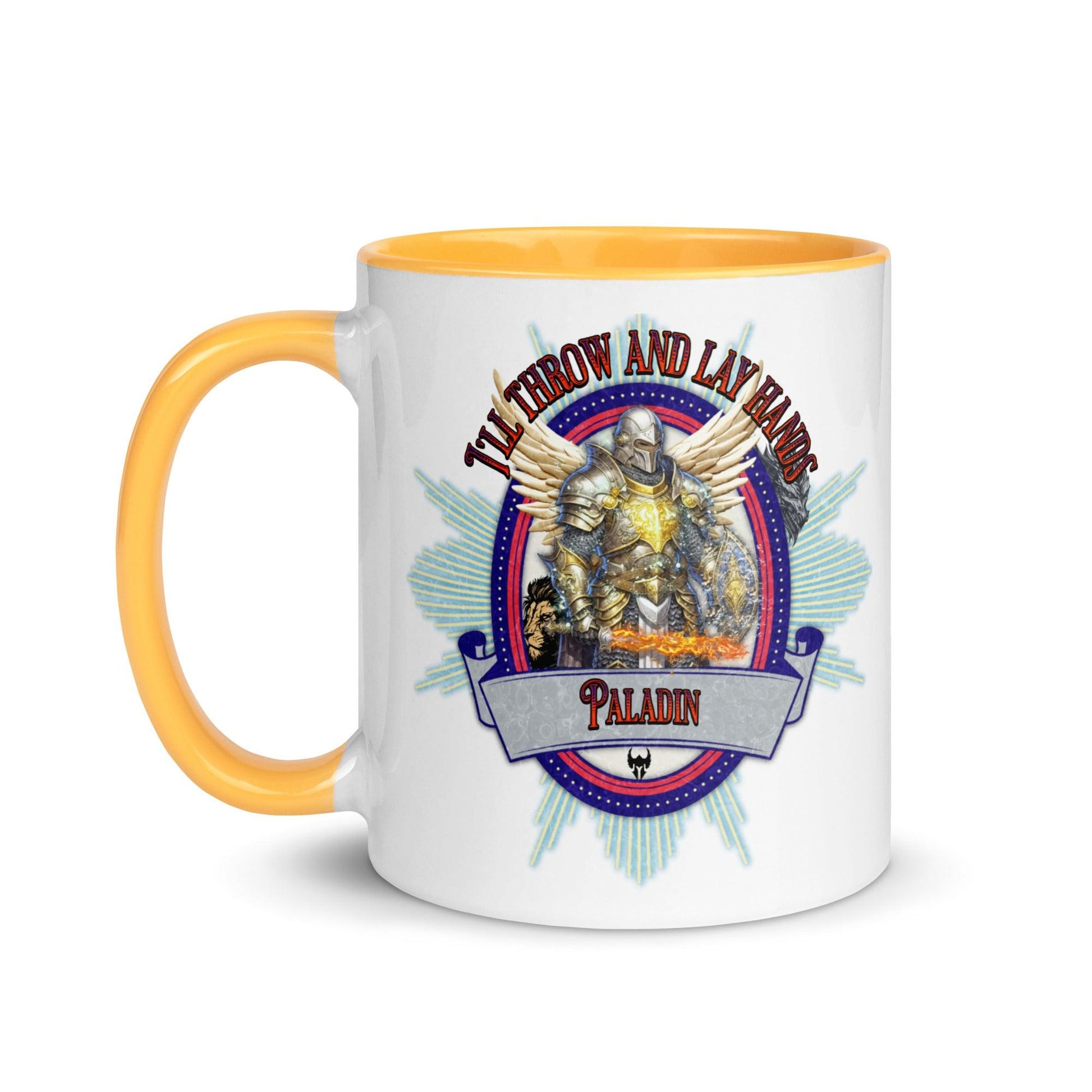 EYNA Emporium - "I'll Throw and Lay hands" Paladin Two-Toned Color Mug