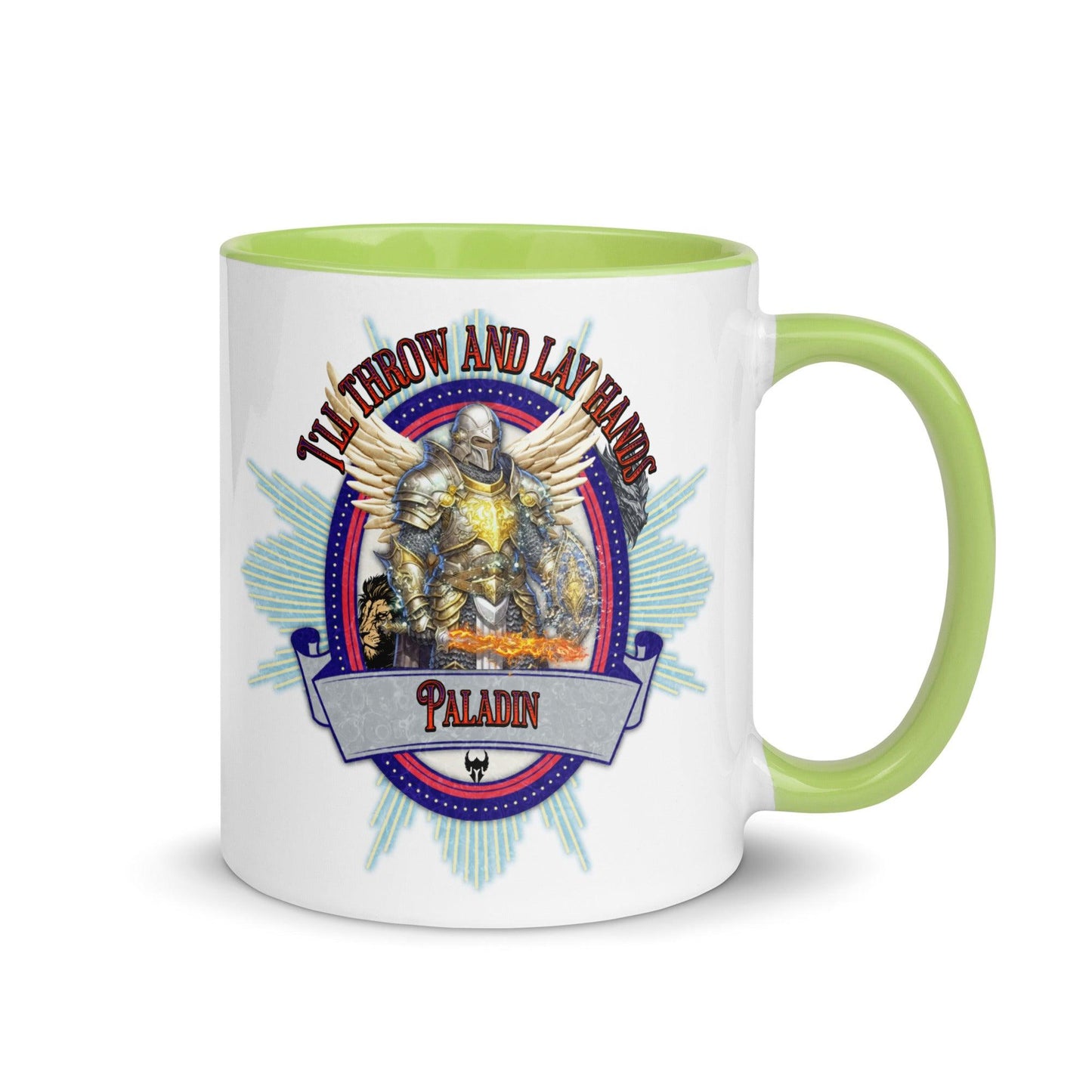 EYNA Emporium - "I'll Throw and Lay hands" Paladin Two-Toned Color Mug