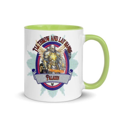 EYNA Emporium - "I'll Throw and Lay hands" Paladin Two-Toned Color Mug