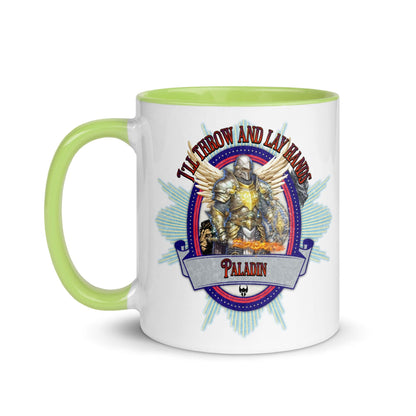 EYNA Emporium - "I'll Throw and Lay hands" Paladin Two-Toned Color Mug