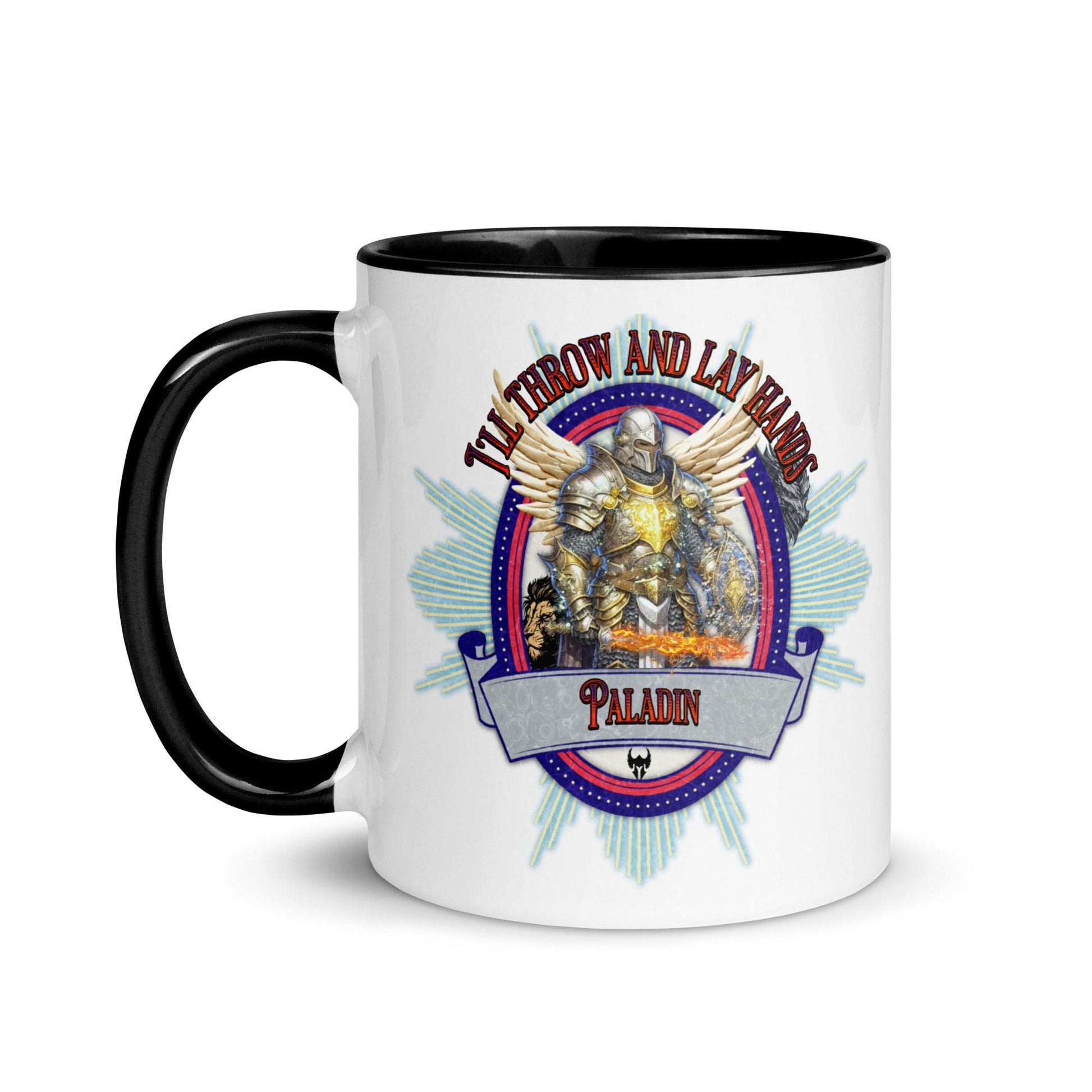 EYNA Emporium - "I'll Throw and Lay hands" Paladin Two-Toned Color Mug