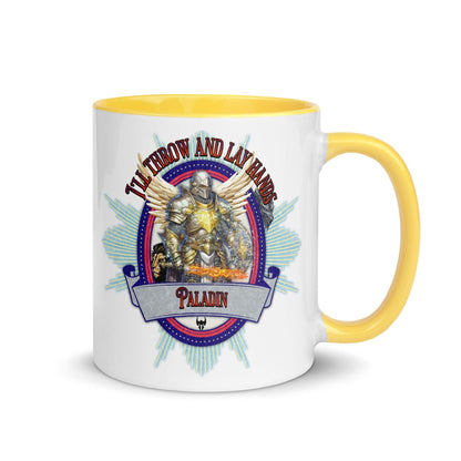 EYNA Emporium - "I'll Throw and Lay hands" Paladin Two-Toned Color Mug