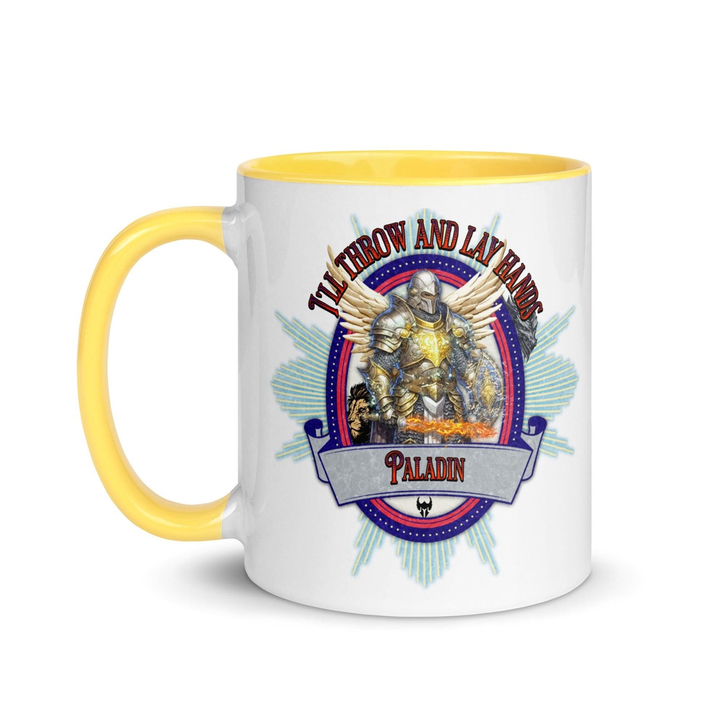 EYNA Emporium - "I'll Throw and Lay hands" Paladin Two-Toned Color Mug