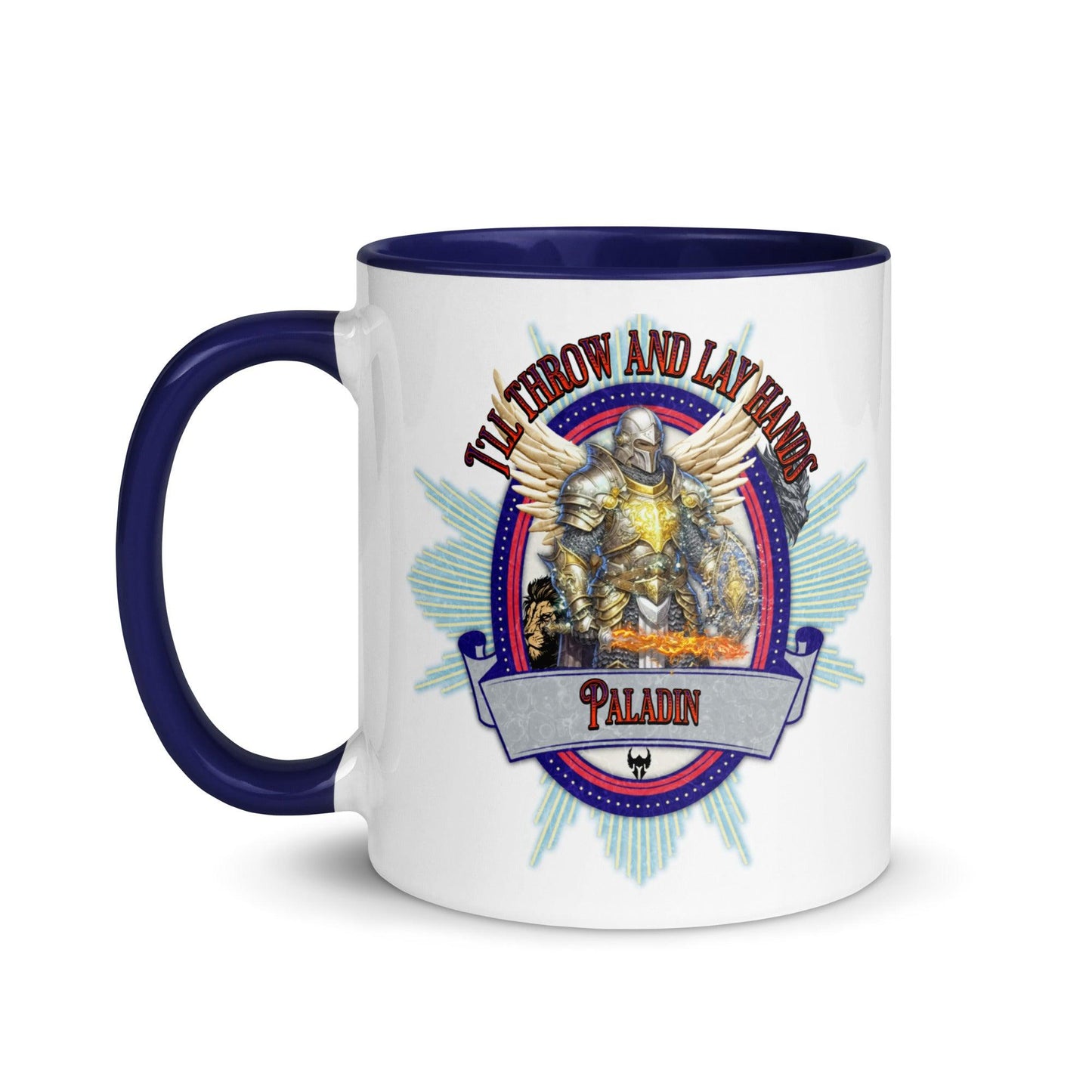 EYNA Emporium - "I'll Throw and Lay hands" Paladin Two-Toned Color Mug