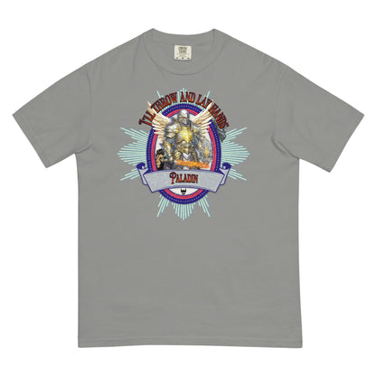 EYNA Emporium - "I'll Throw and Lay Hands" Paladin Unisex Heavyweight T-Shirt