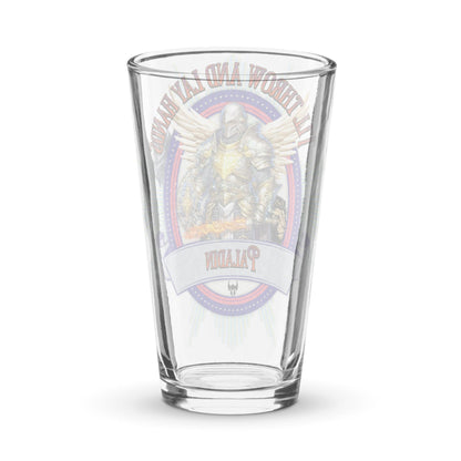 EYNA Emporium - "I'll Throw and Lay Hands" Shaker Pint Glass - Paladin