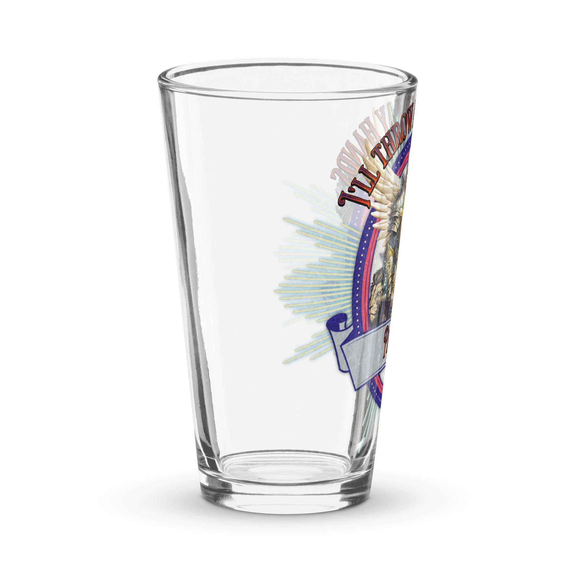 EYNA Emporium - "I'll Throw and Lay Hands" Shaker Pint Glass - Paladin