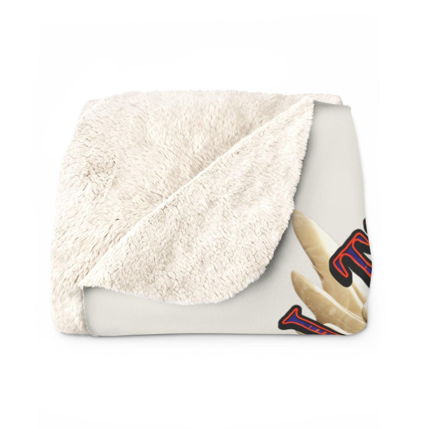 EYNA Emporium - "I'll Throw and Lay Hands" Sherpa Fleece Blanket - Paladin