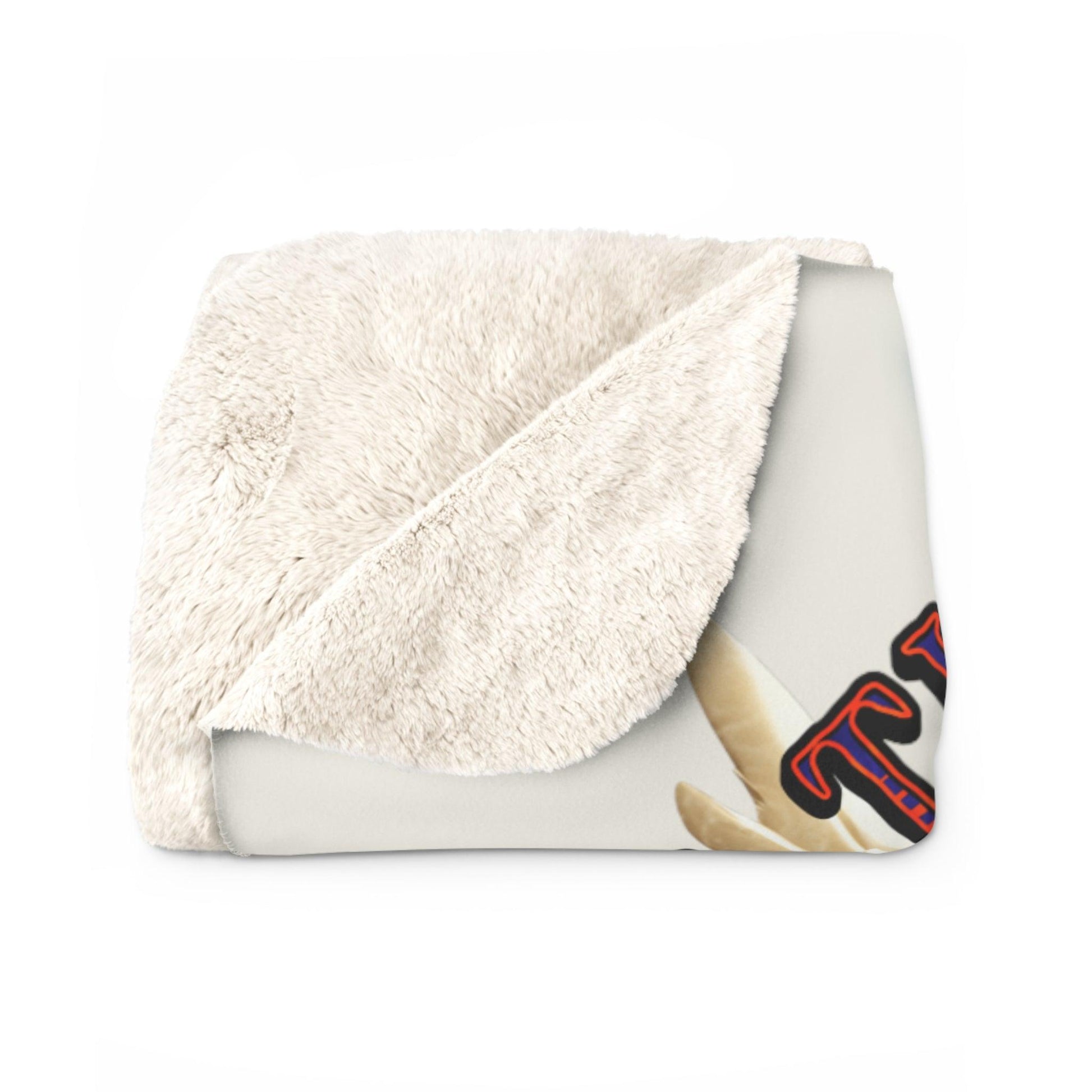 EYNA Emporium - "I'll Throw and Lay Hands" Sherpa Fleece Blanket - Paladin