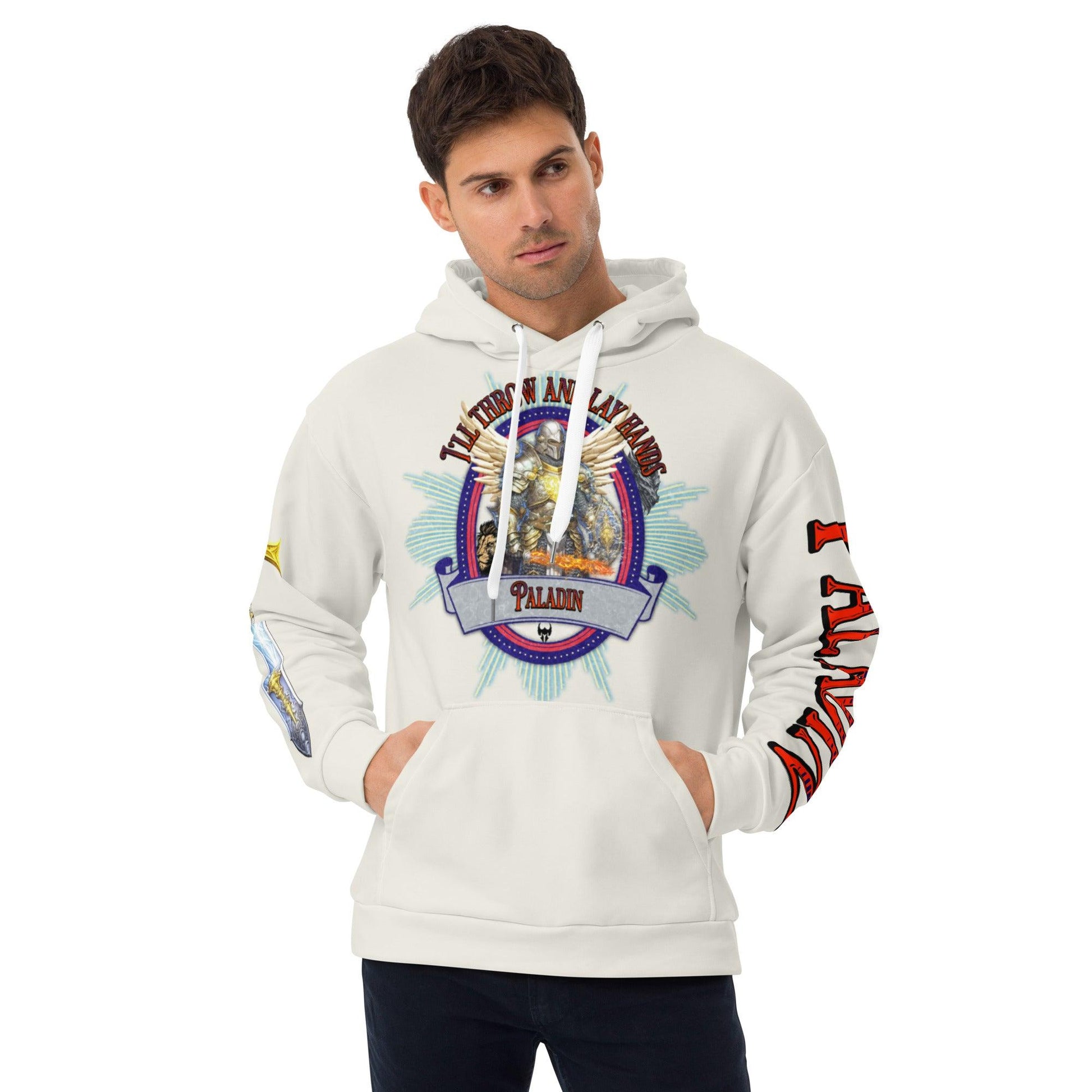 EYNA Emporium - "I'll Throw and Lay Hands" Unisex Hoodie - Paladin