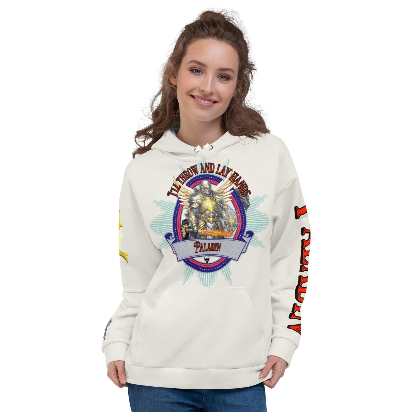 EYNA Emporium - "I'll Throw and Lay Hands" Unisex Hoodie - Paladin