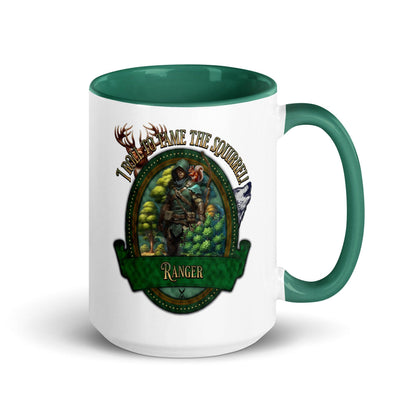 EYNA Emporium - "I Roll to Tame the Squirrel" Ranger Two-Toned Mug