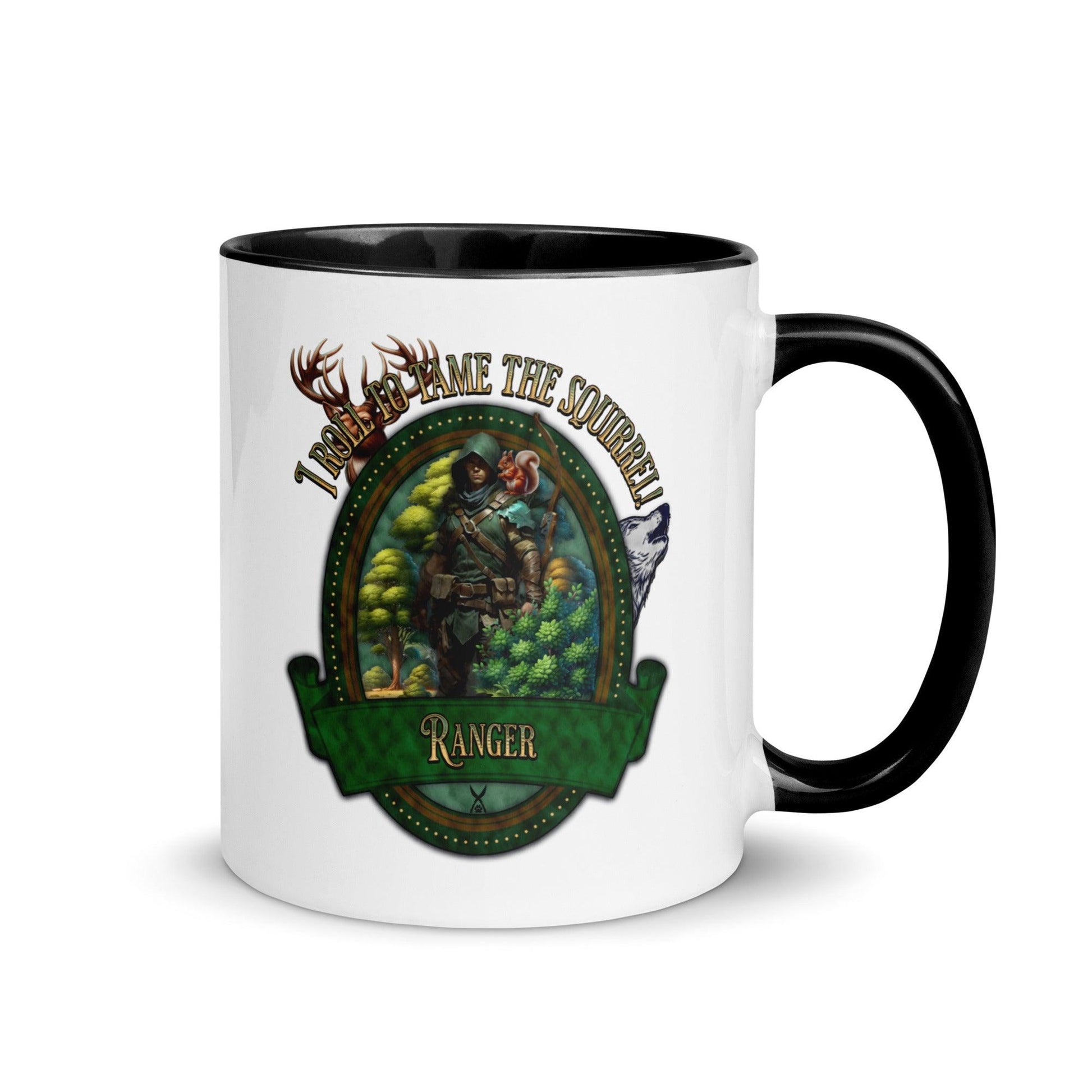 EYNA Emporium - "I Roll to Tame the Squirrel" Ranger Two-Toned Mug