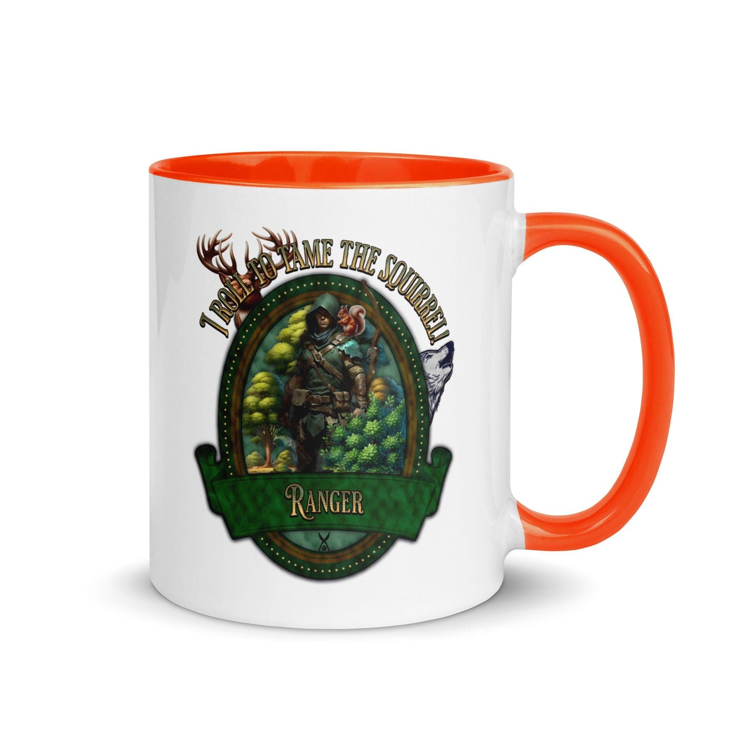 EYNA Emporium - "I Roll to Tame the Squirrel" Ranger Two-Toned Mug