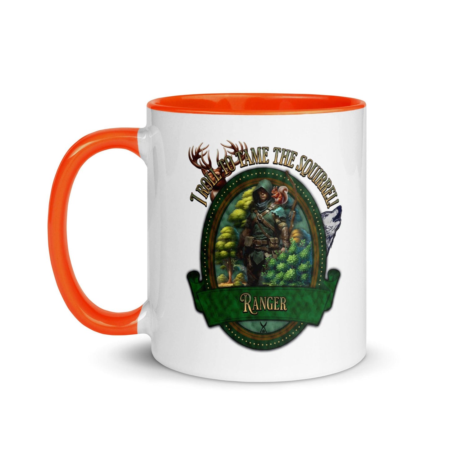 EYNA Emporium - "I Roll to Tame the Squirrel" Ranger Two-Toned Mug