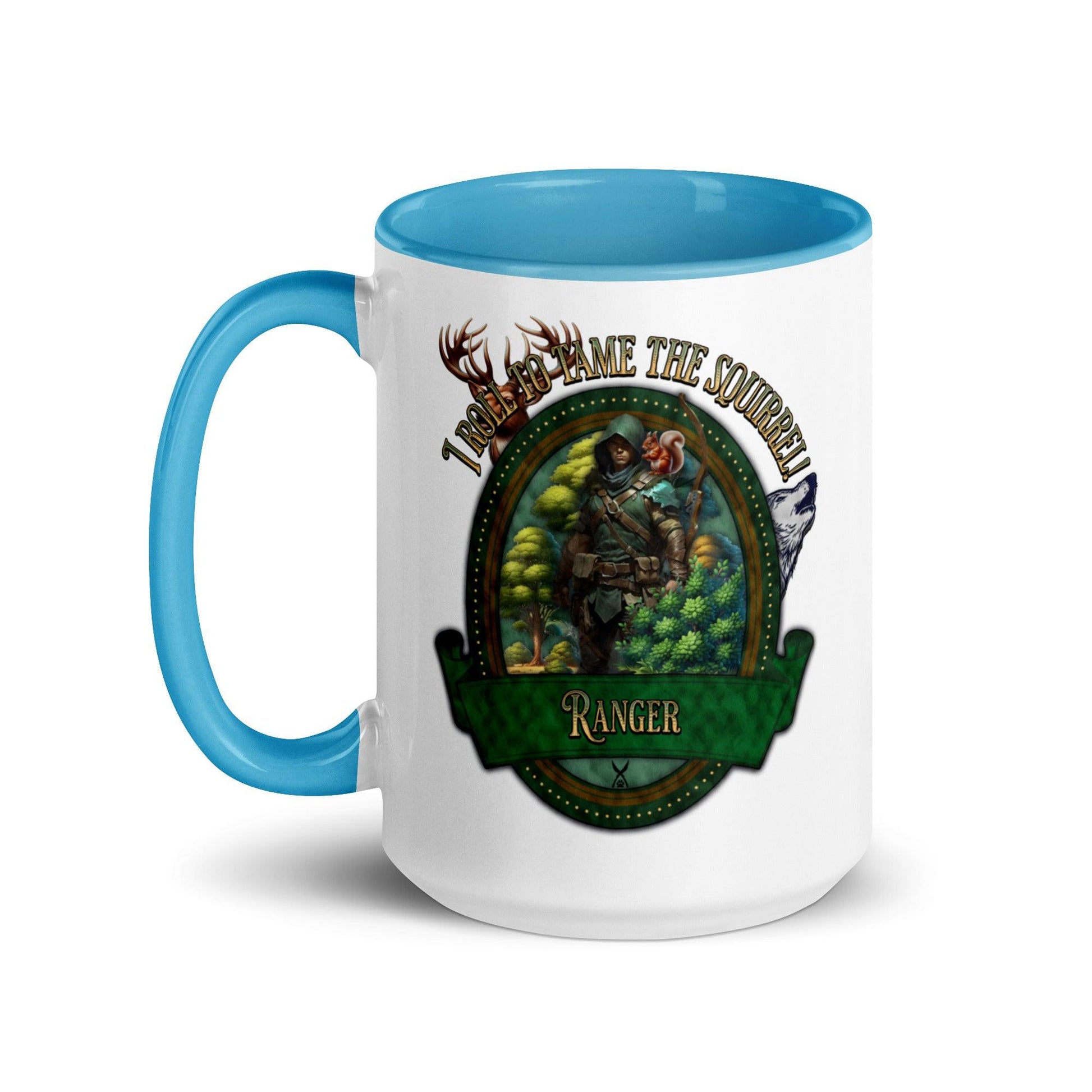 EYNA Emporium - "I Roll to Tame the Squirrel" Ranger Two-Toned Mug