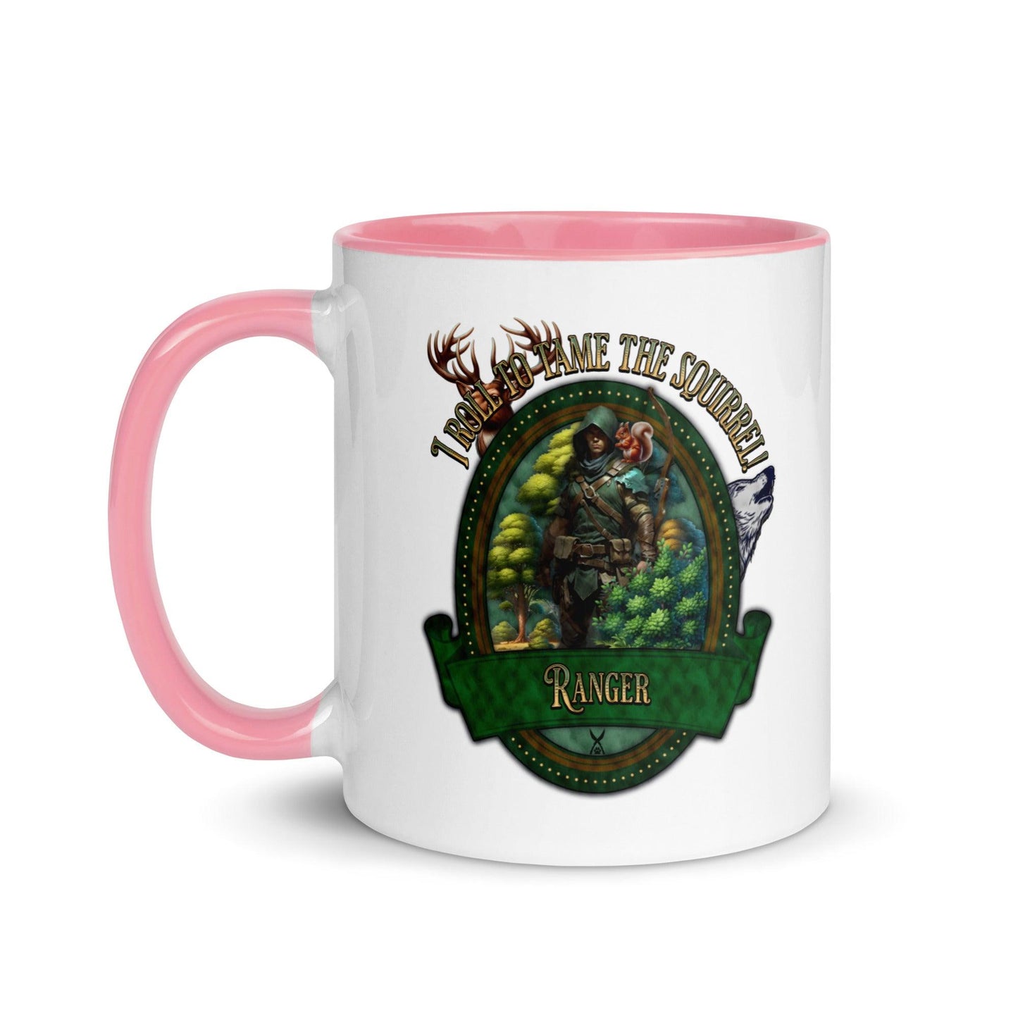 EYNA Emporium - "I Roll to Tame the Squirrel" Ranger Two-Toned Mug